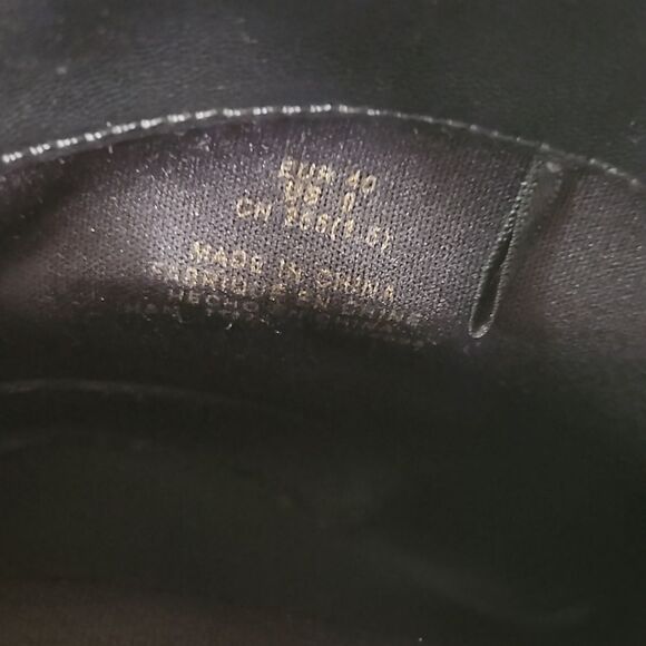 H & M black faux suede ankle boots size 40/US 8. 5 - Picture 9 of 10